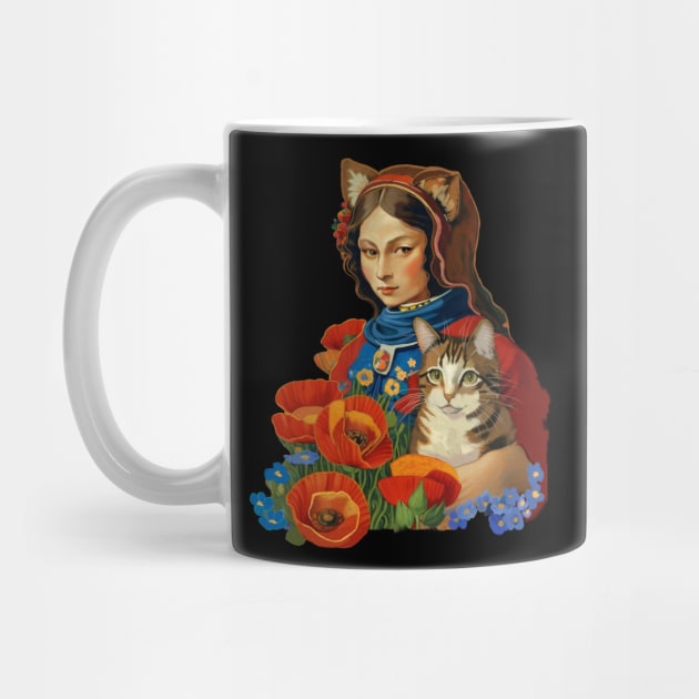 Mona Lisa and the Cat by TatianaBS